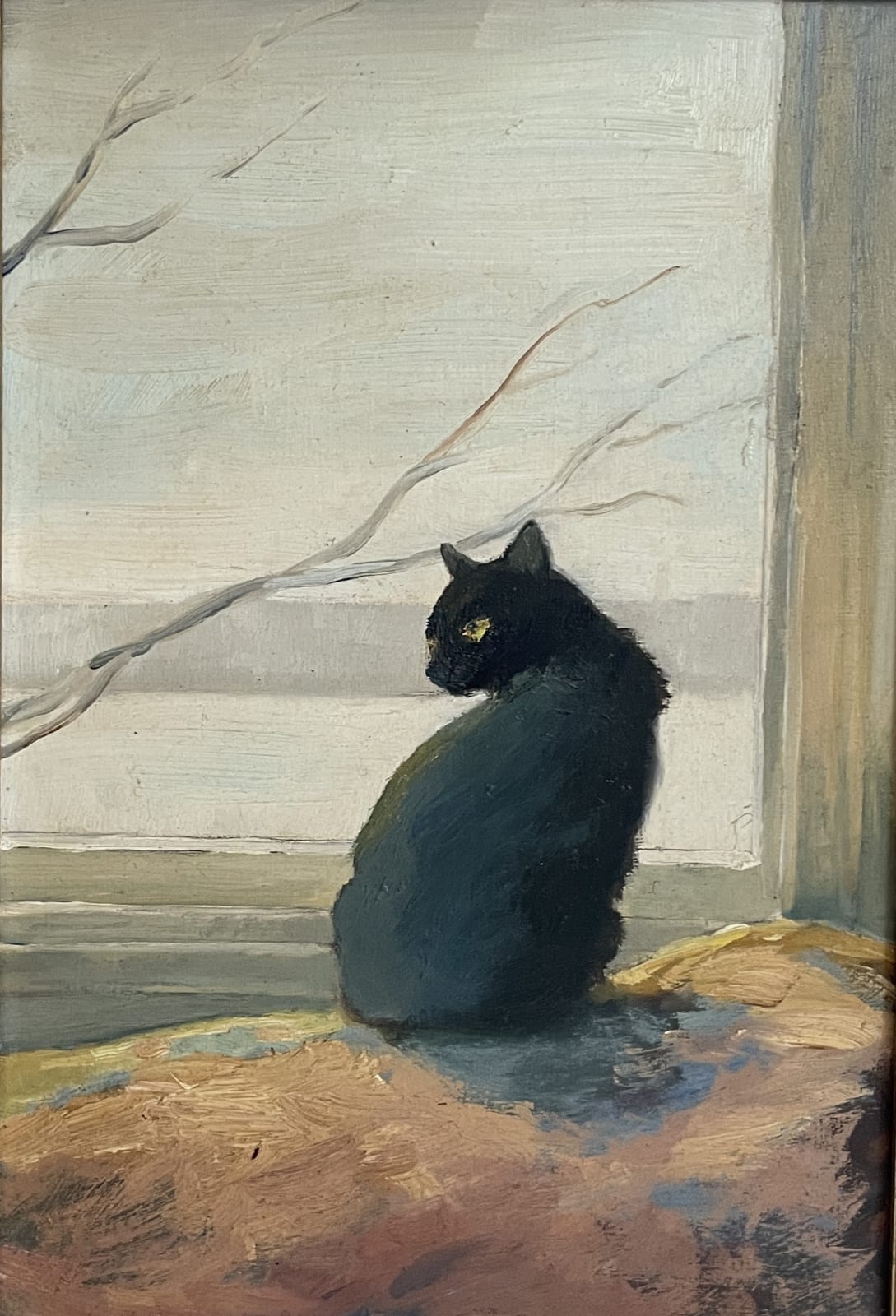 Peter Regent, Black cat by window