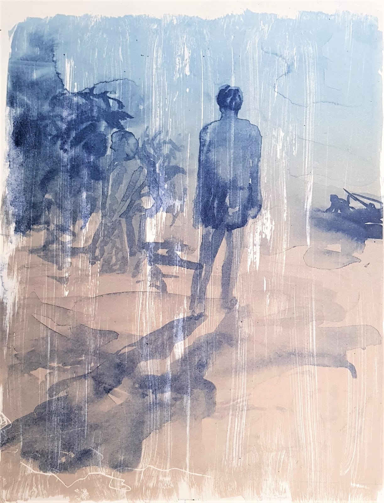 Elaine Woo MacGregor, At the Beach, 2023