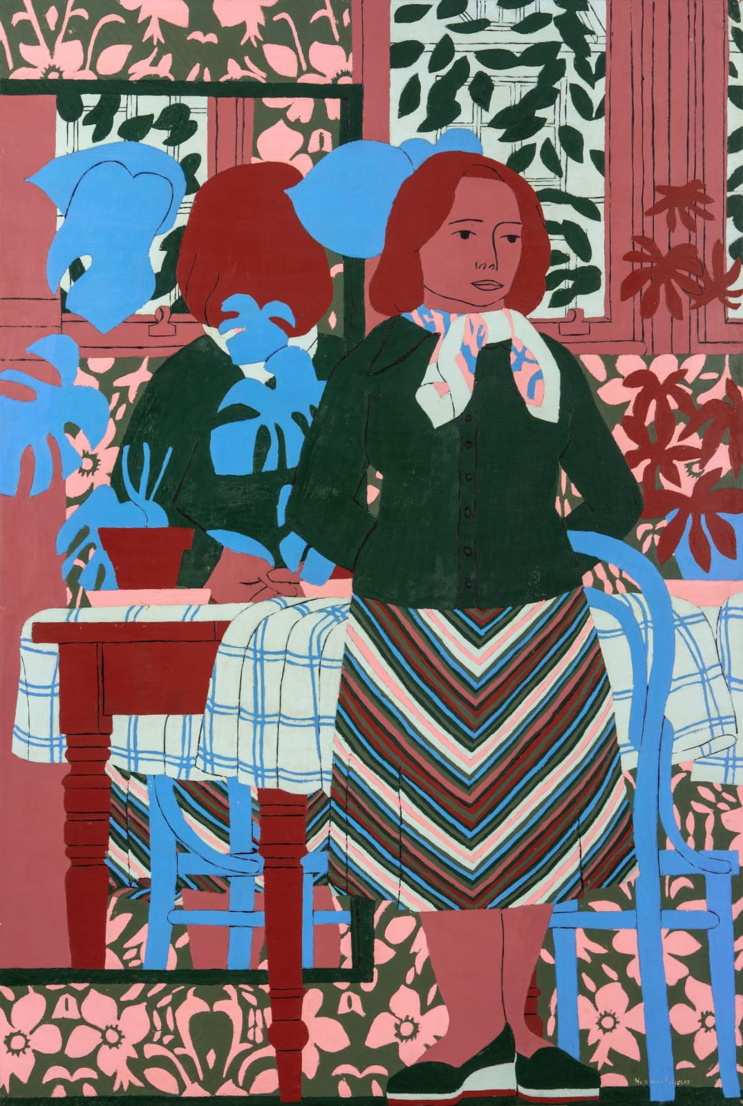 Norman Gilbert, Reflections in a mirror, 1978