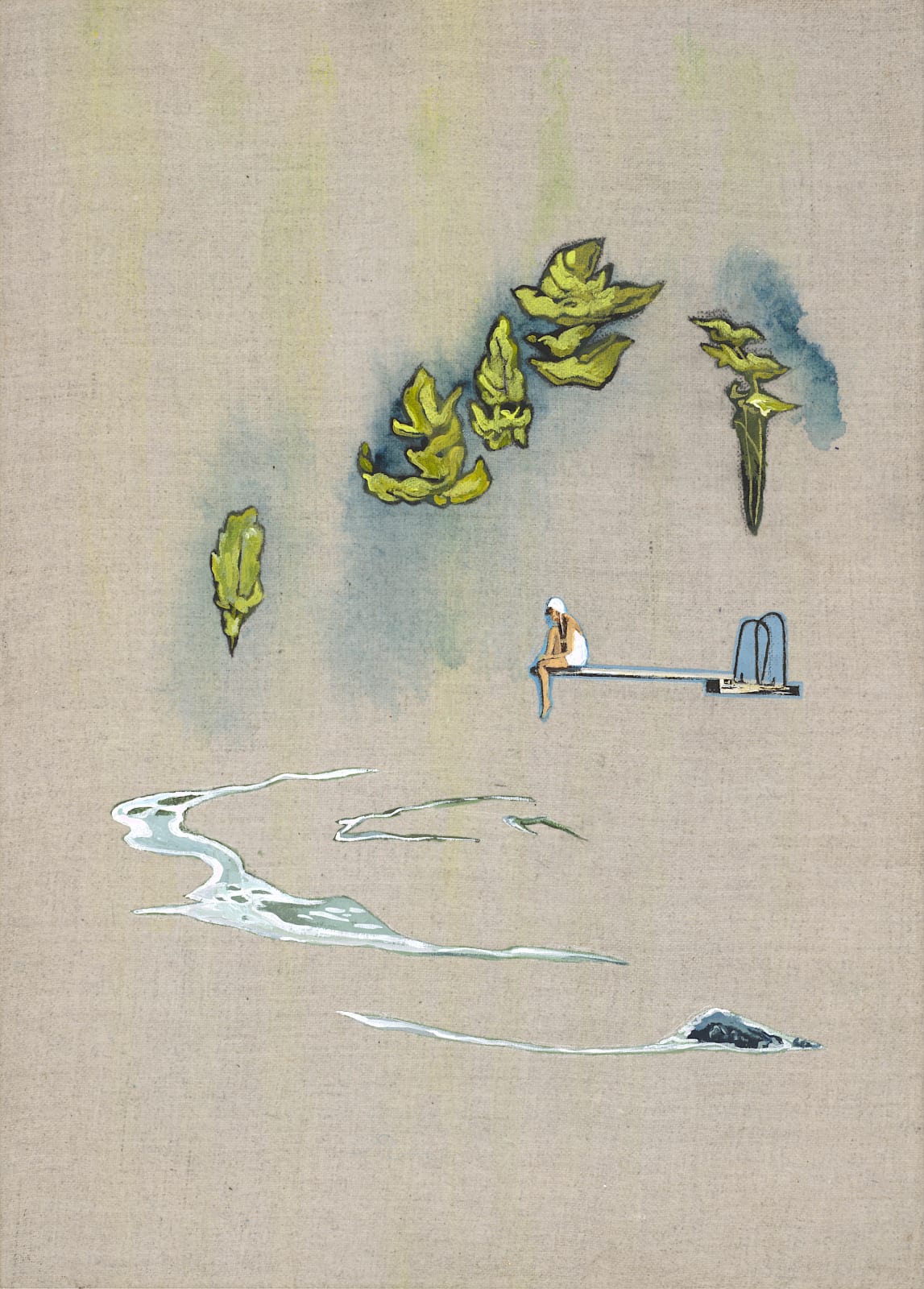 Karen Maxted, Diving Board II, 2022