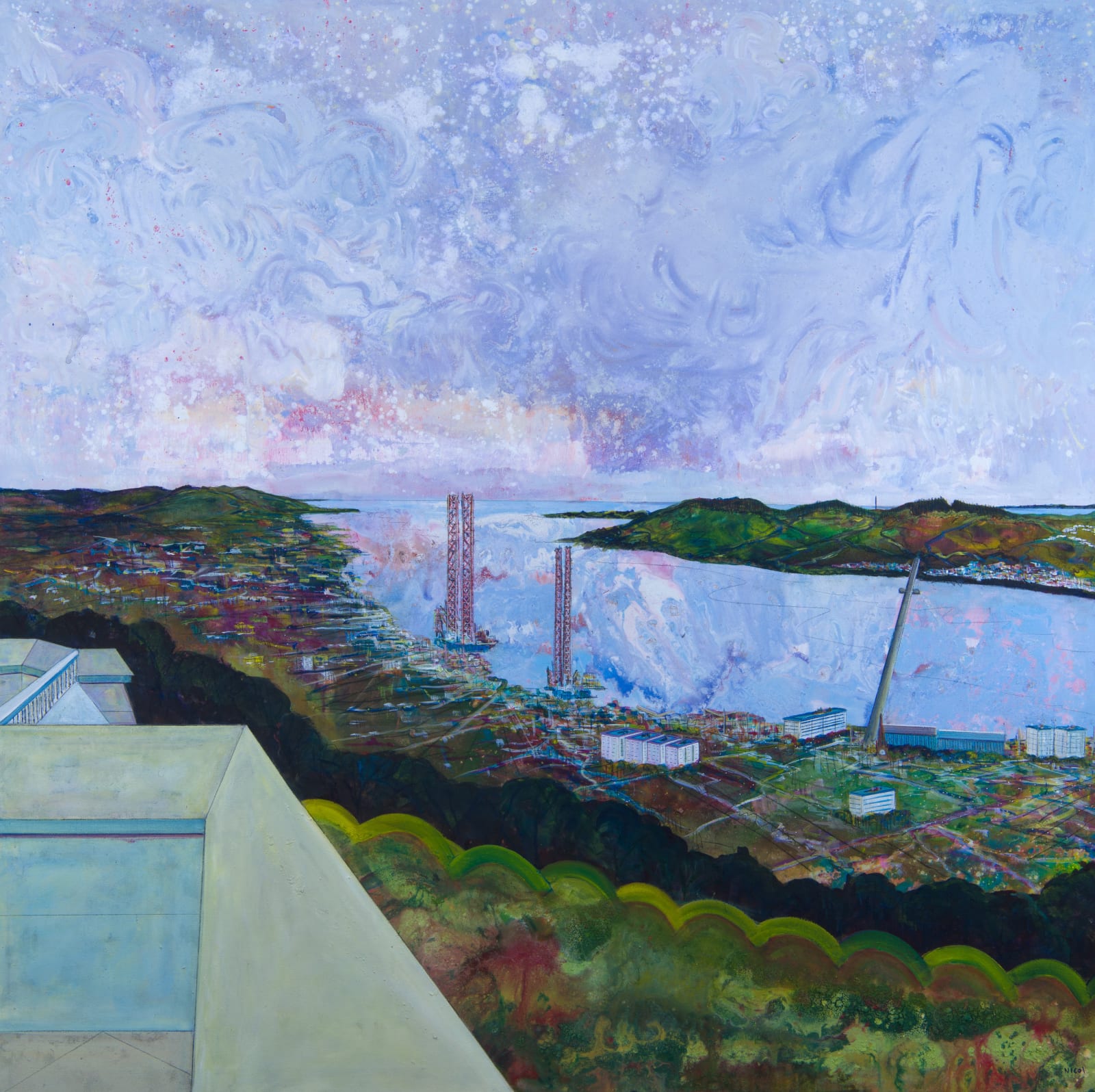 Ruth Nicol, Dundee and Firth of Tay from Dundee Law , 2023