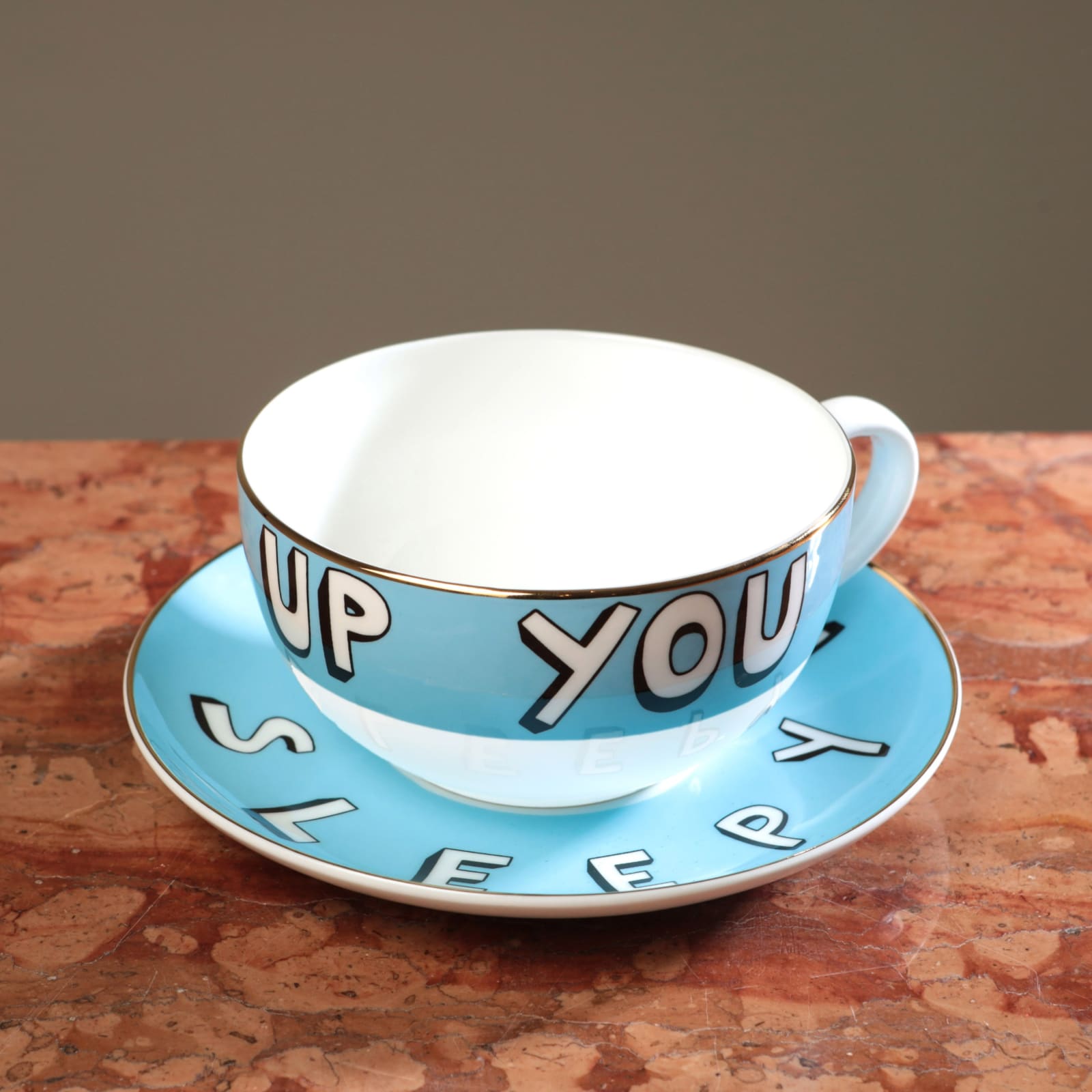 Wake up Sleepyhead Cup & Saucer