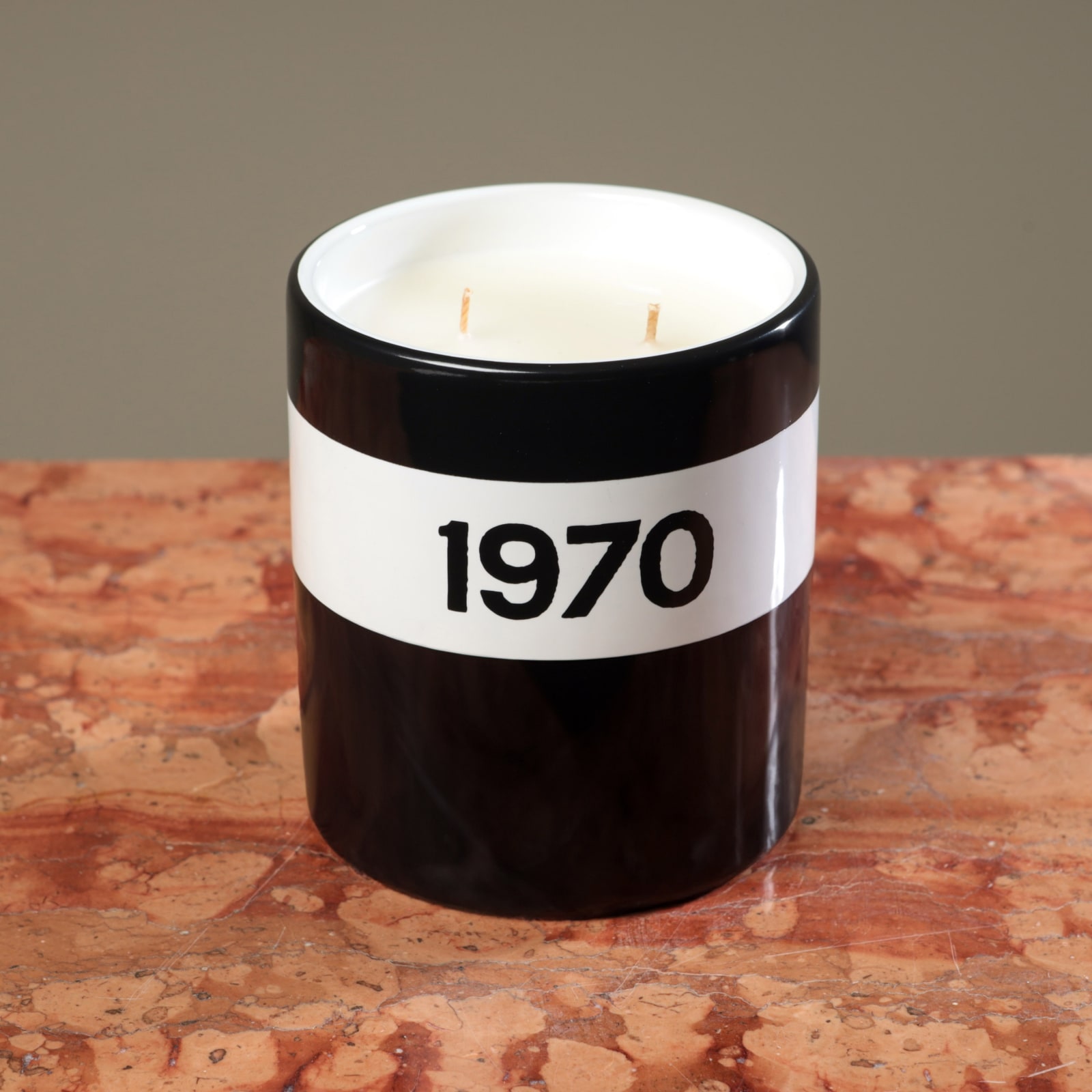 Ceramic 1970 Candle Large