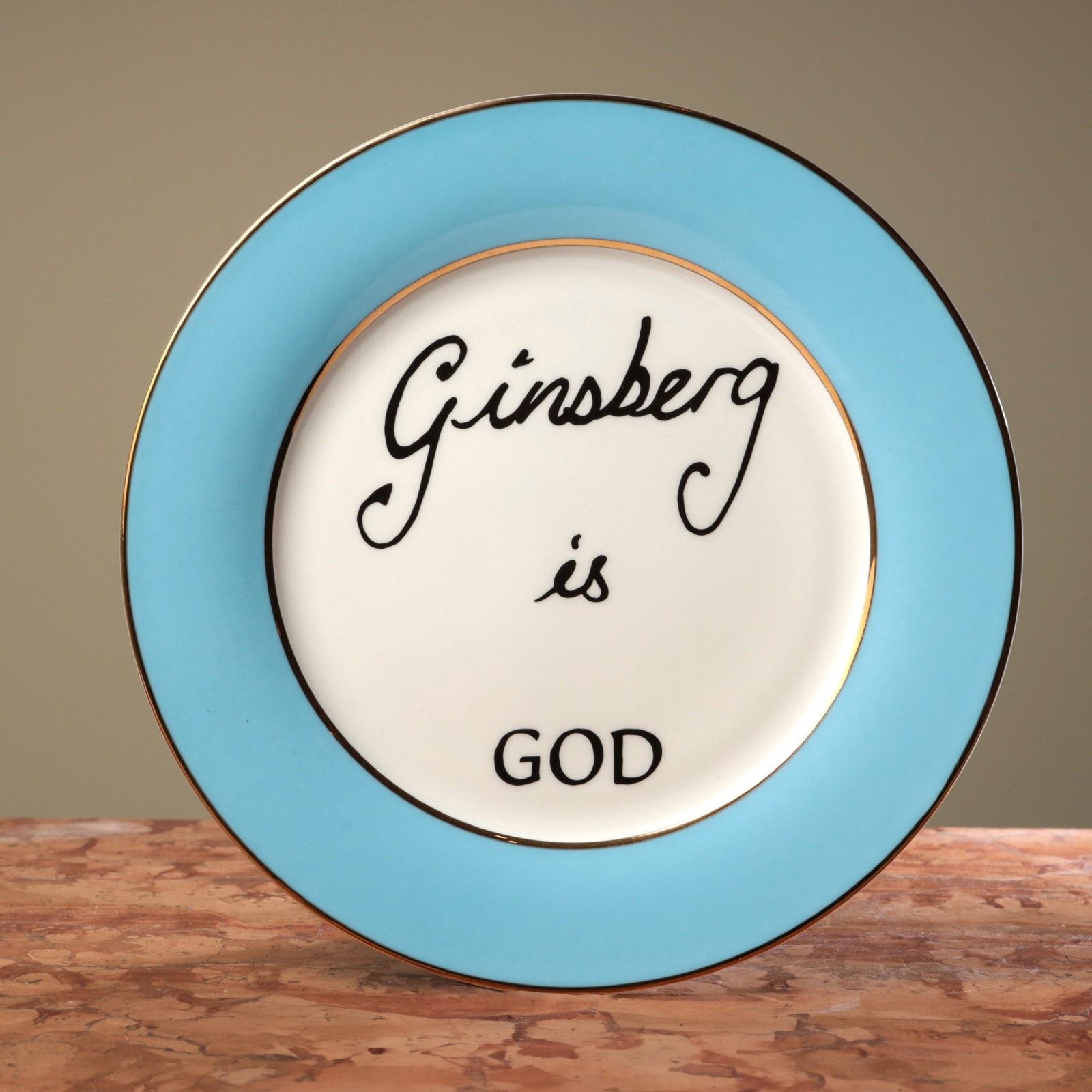 Dinner Plate Set - Art Dealer / Ginsberg