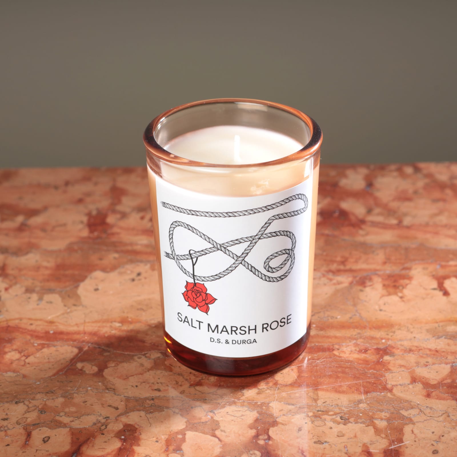 Durga Salt Marsh Rose Candle