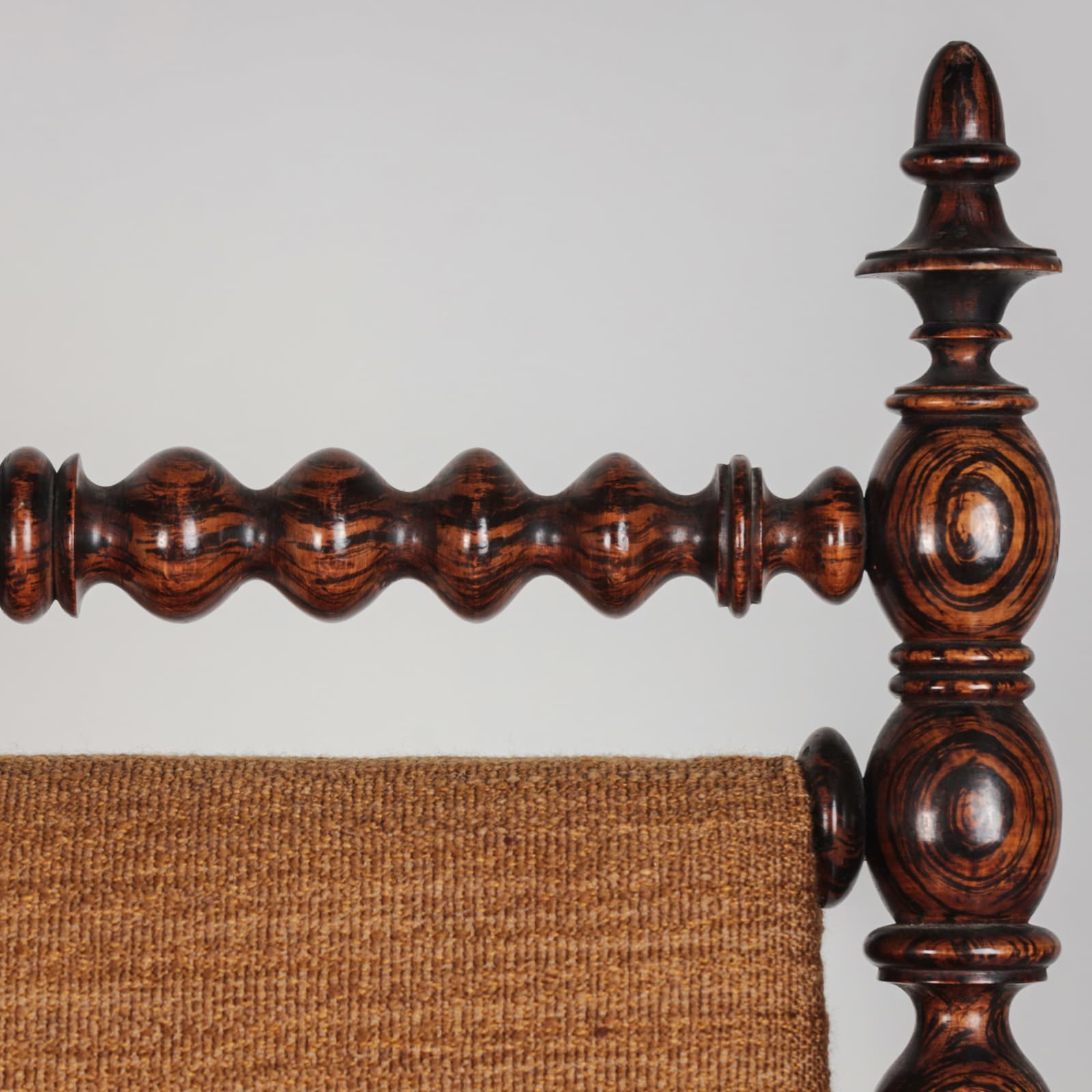 Faux Rosewood Armchairs