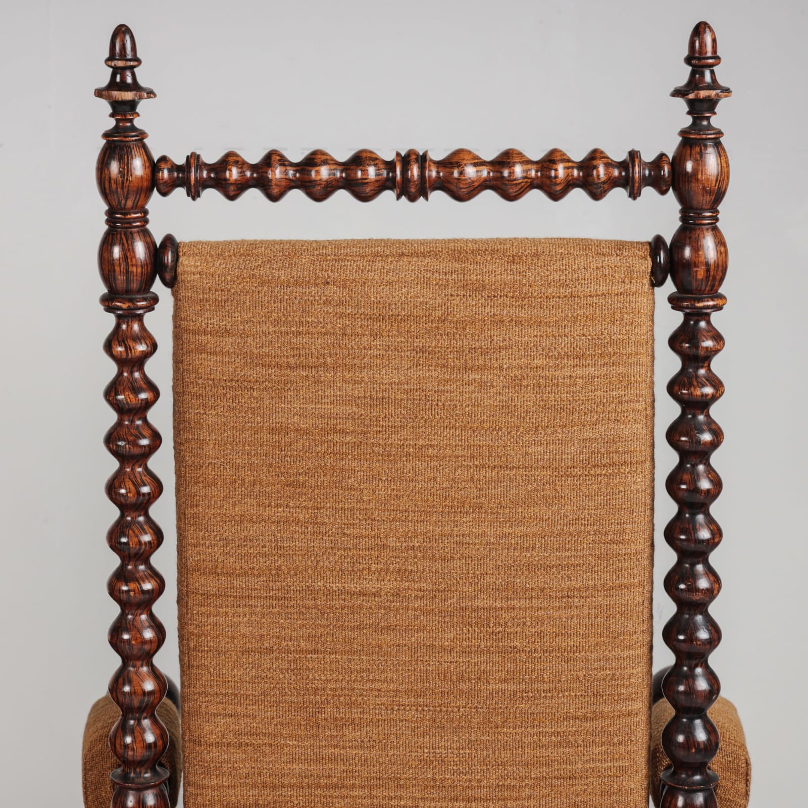 Faux Rosewood Armchairs