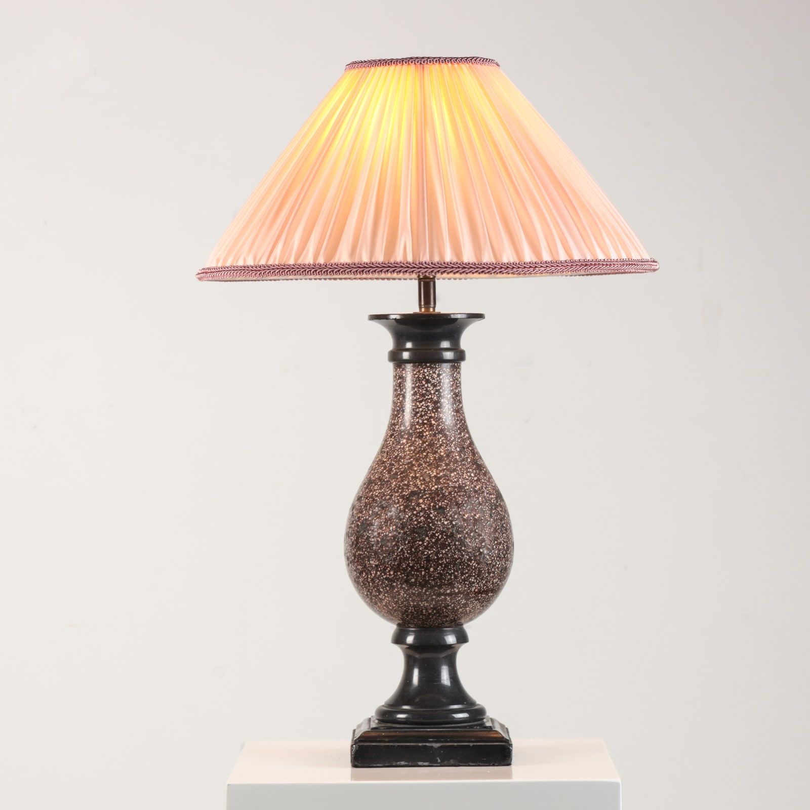 Faux Porphyry Lamp
