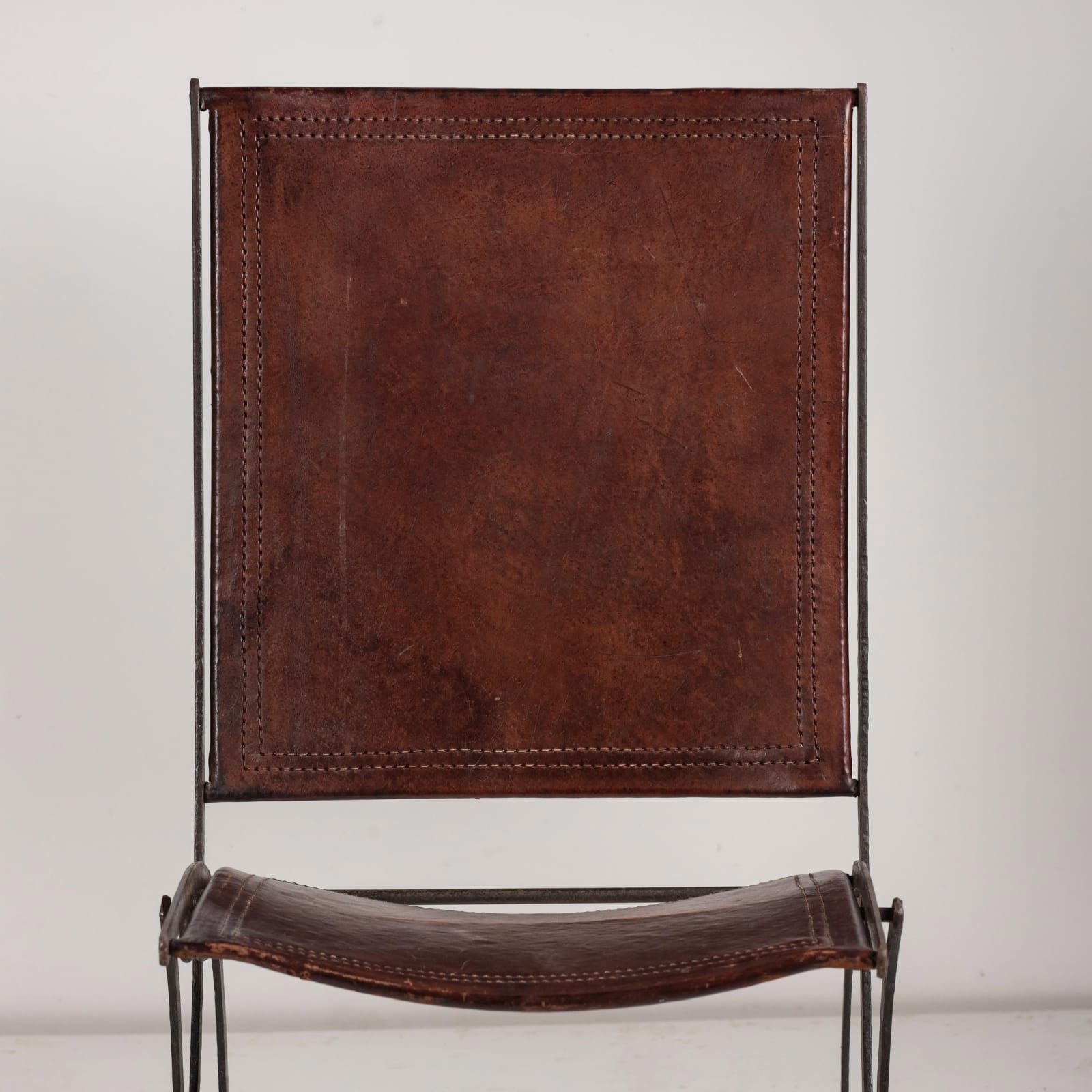 French Leather Chairs