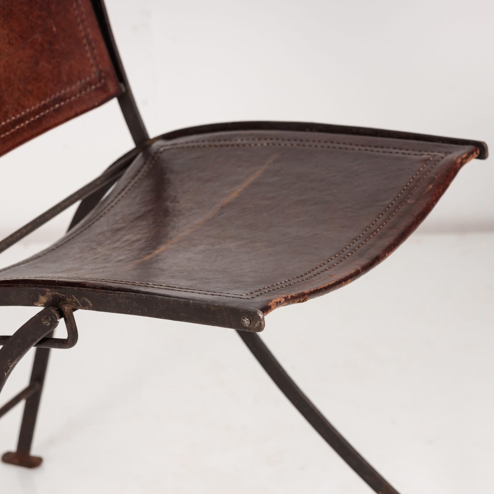 French Leather Chairs