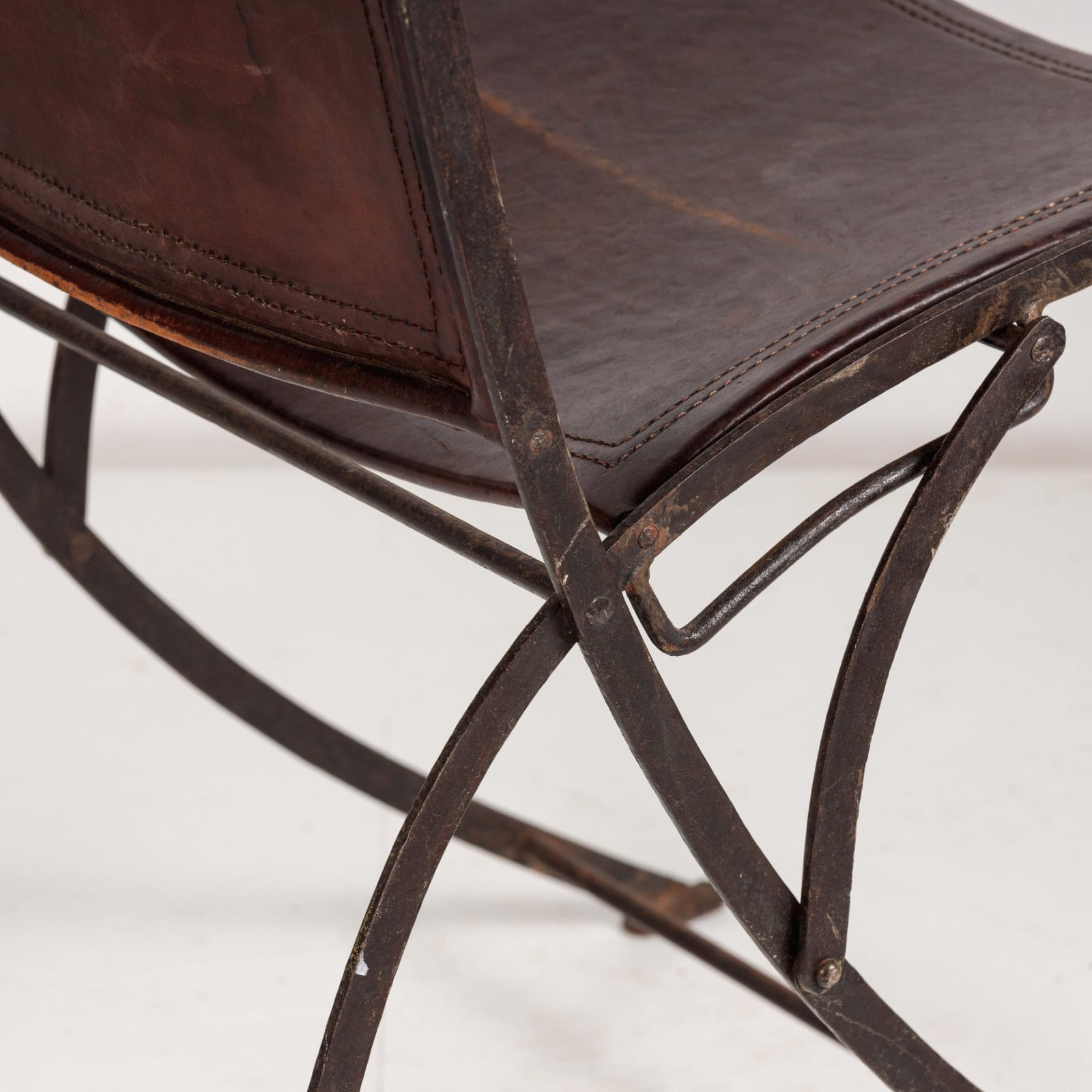 French Leather Chairs