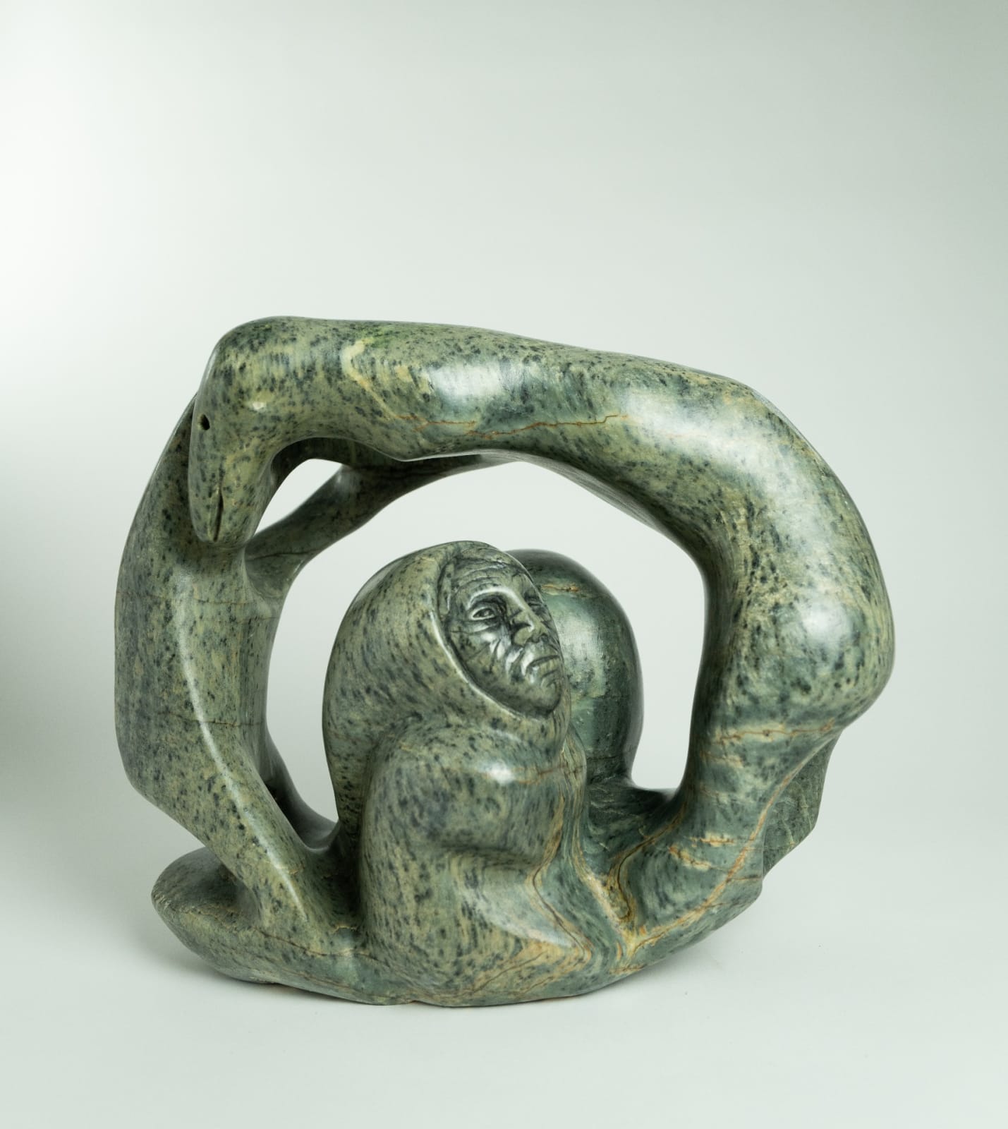 Abraham Anghik Ruben, Waiting on the Sea Ice, 2019