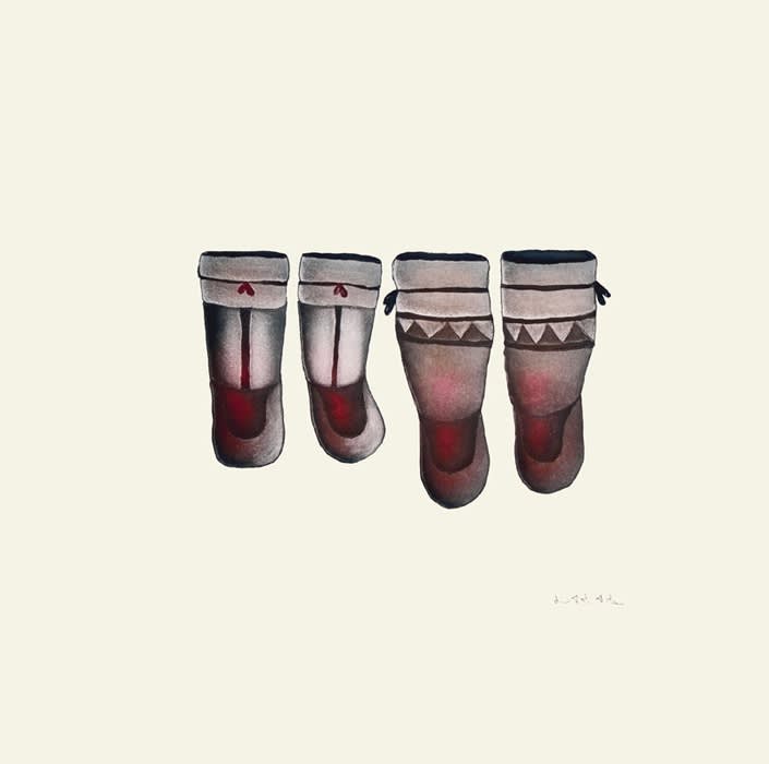 Kudluajuk Ashoona, HIS & HERS, 2015