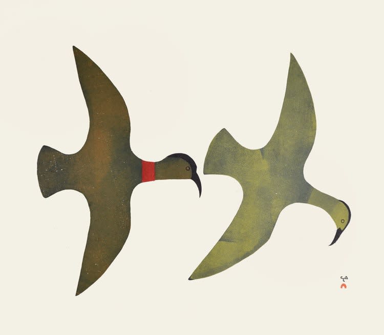 Kingmeata Etidlooie , BIRDS IN SILHOUETTE, 1986