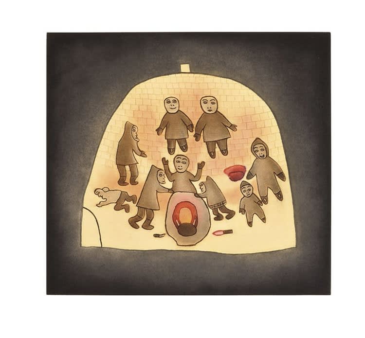 Meelia Kelly, TOGETHER ON A WINTER NIGHT, 2003