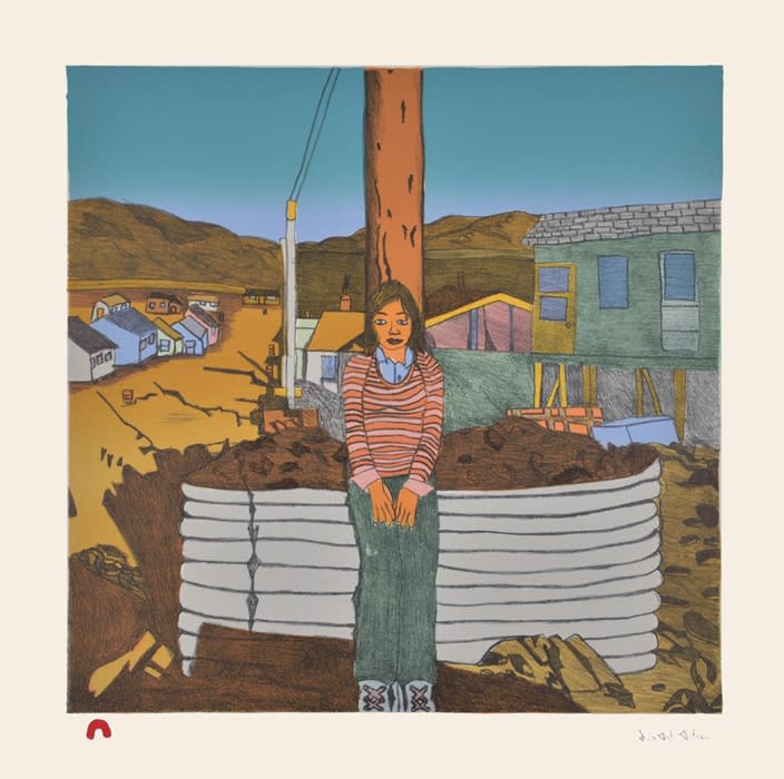 Kudluajuk Ashoona, SUNDAY AFTERNOON, 2015