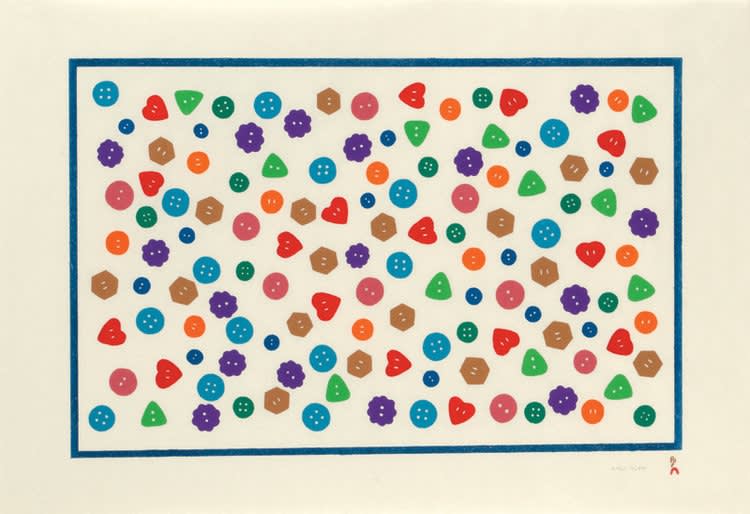 Nicotye Samayualie, POLISHED BUTTONS, 2013