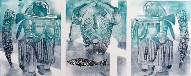 Aoudla Pudlat, Shaman With Two Wives, 2007