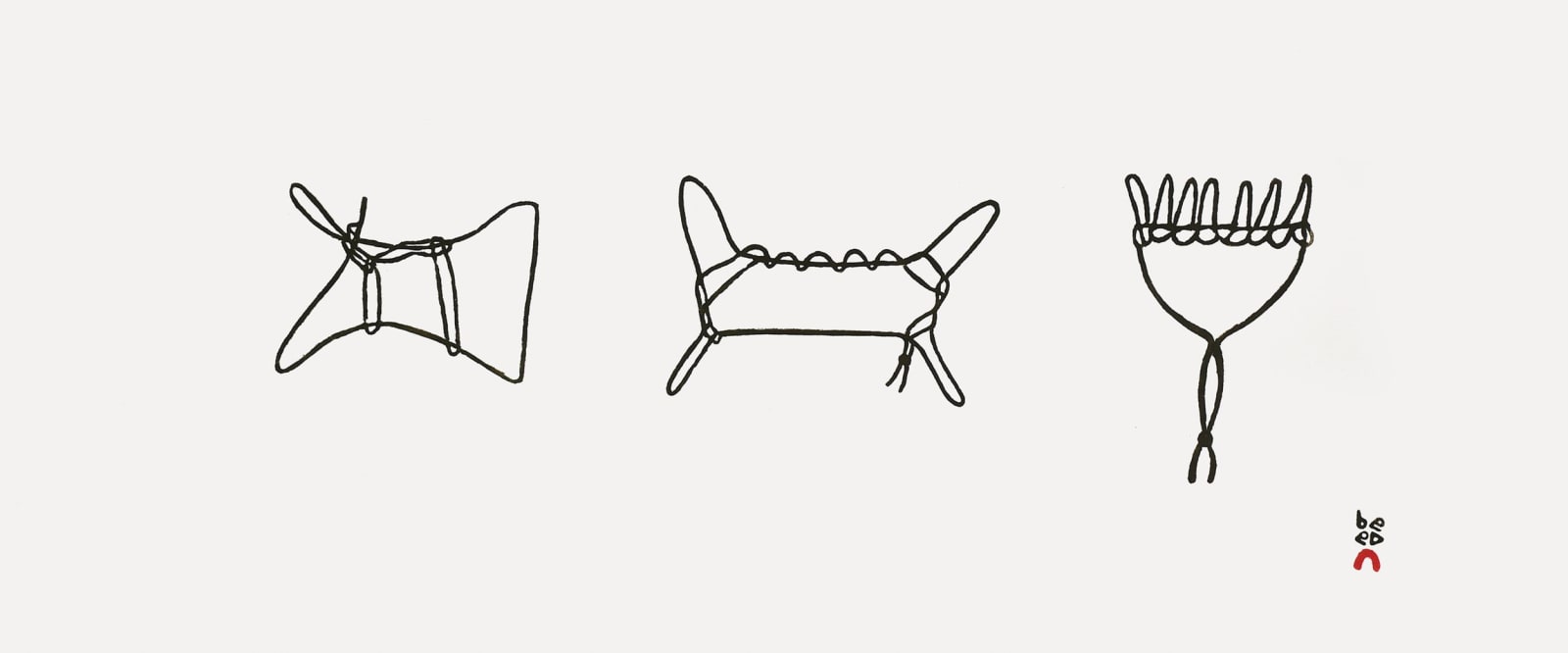 JOSIE POOTOOGOOK, Ajaraat (String Games), 2024