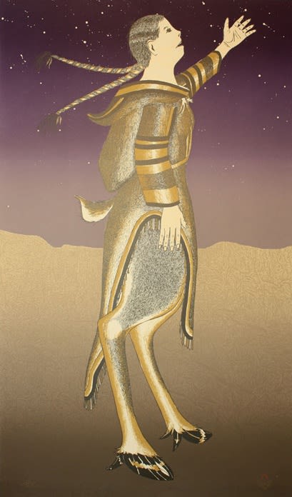 Arnaqu Ashevak, CARIBOU WOMAN, 2000