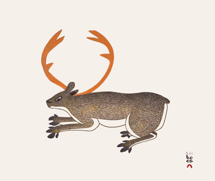 Ohotaq Mikkigak, HIDDEN CARIBOU, 2014