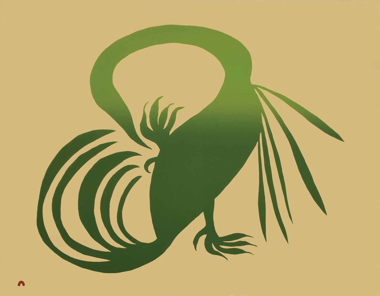 OOLOOSIE SAILA, Tuulik Sululiriju (Preening Loon), 2024