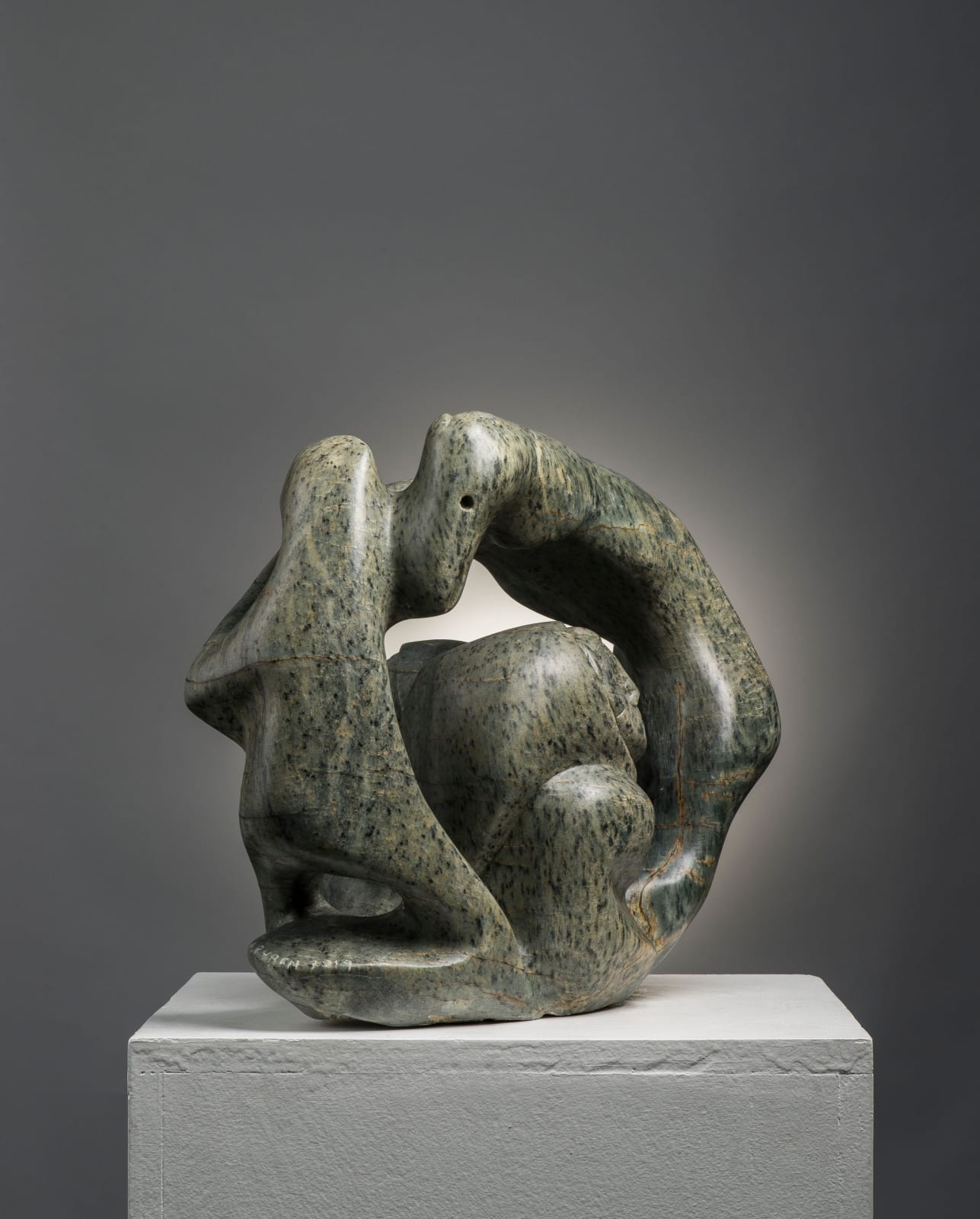 Abraham Anghik Ruben, Waiting on the Sea Ice, 2019