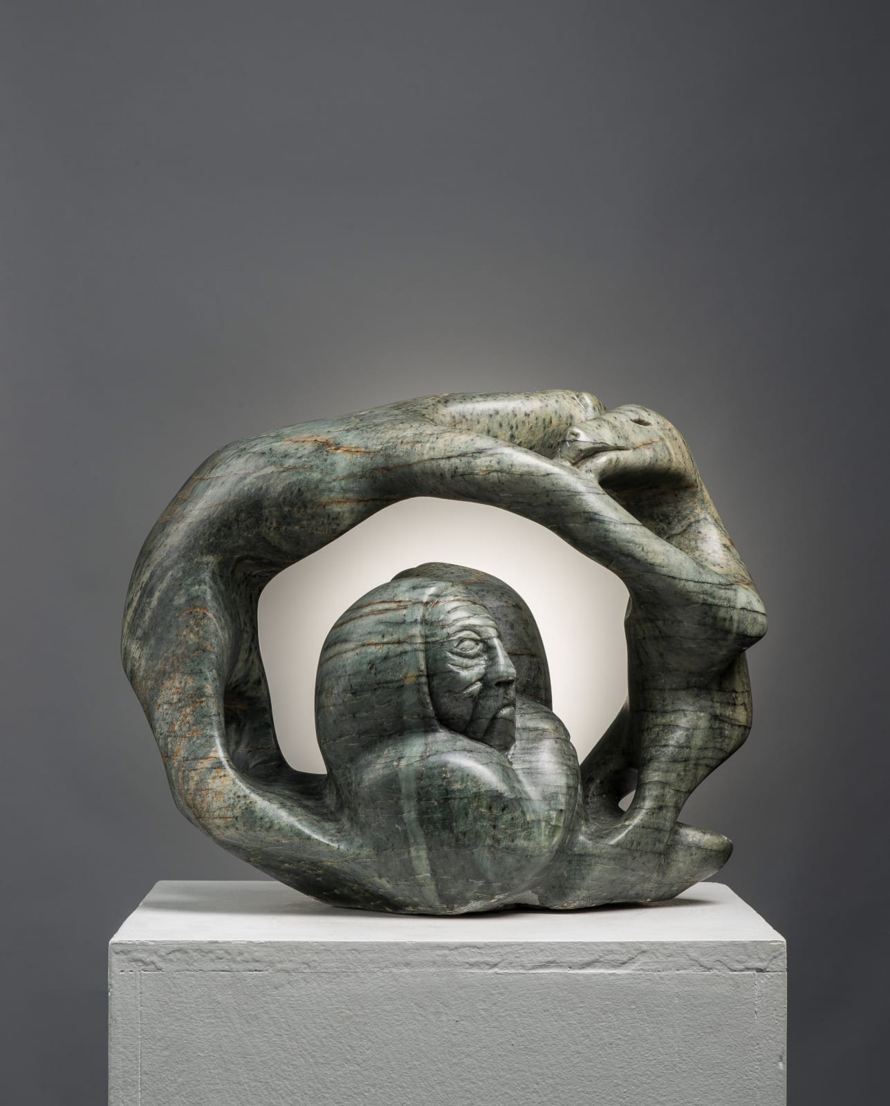 Abraham Anghik Ruben, Waiting on the Sea Ice, 2019