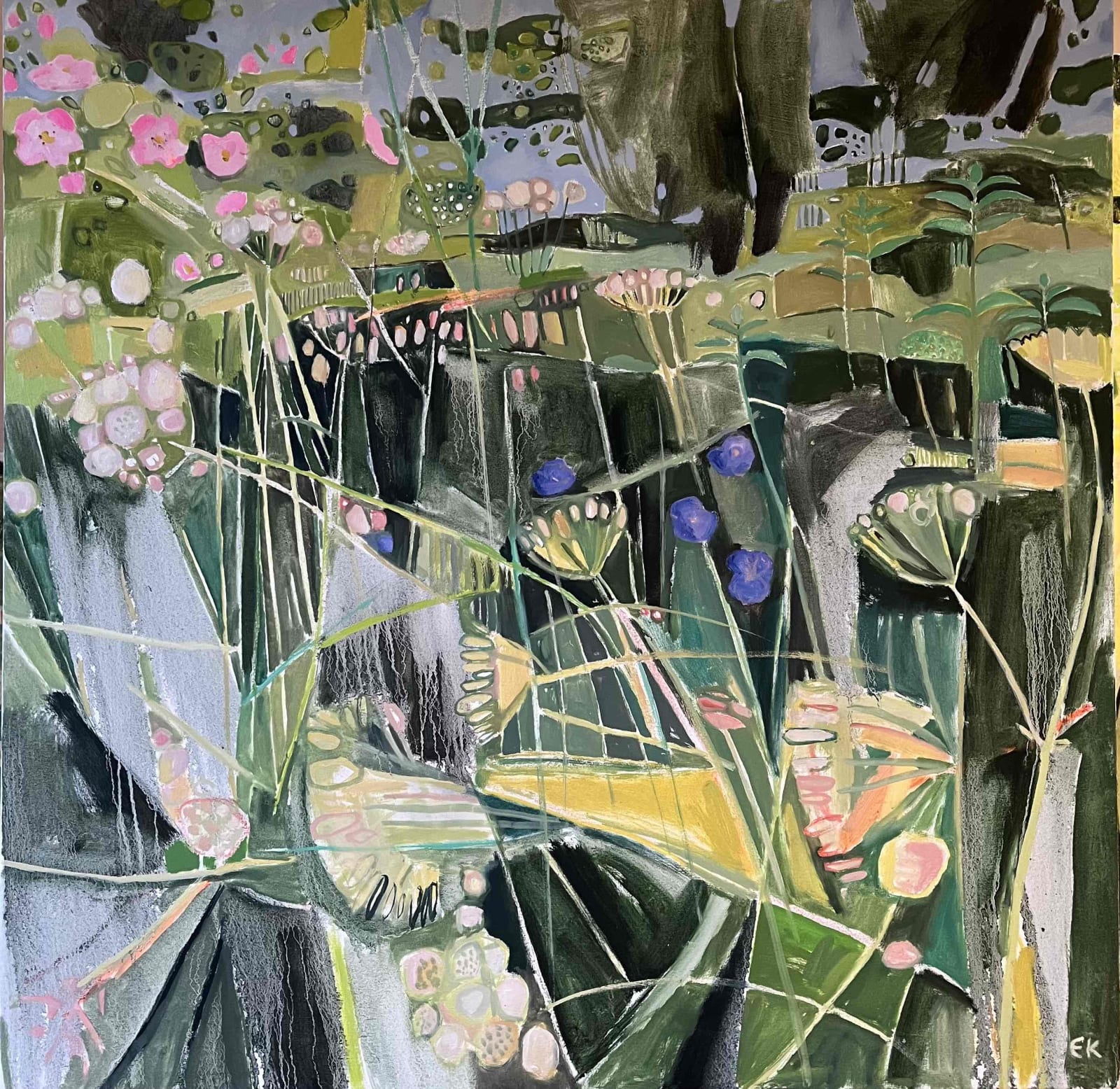 Elaine Kazimierczuk, Hedgerow in High Summer, 2025