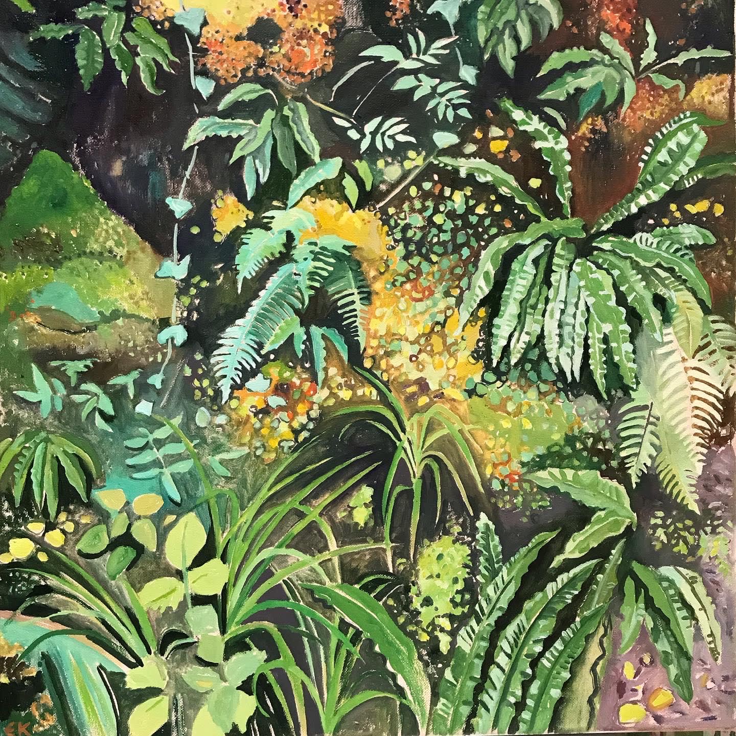 Elaine Kazimierczuk, Hart's Tongue Ferns, 2022