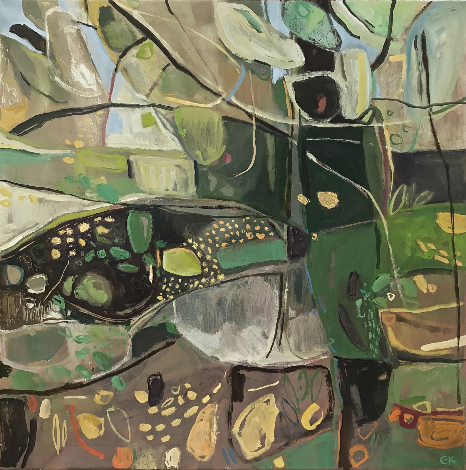 Lambley Lane Leaf Mosaic II