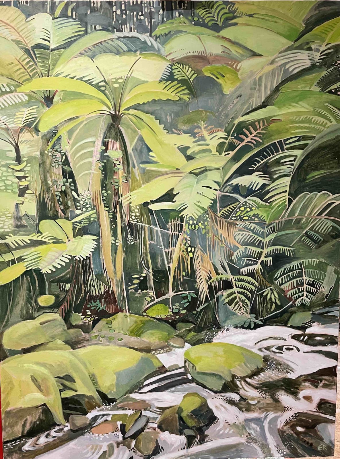 Elaine Kazimierczuk, Igishigishigi by Kamaranzovu River, 2025