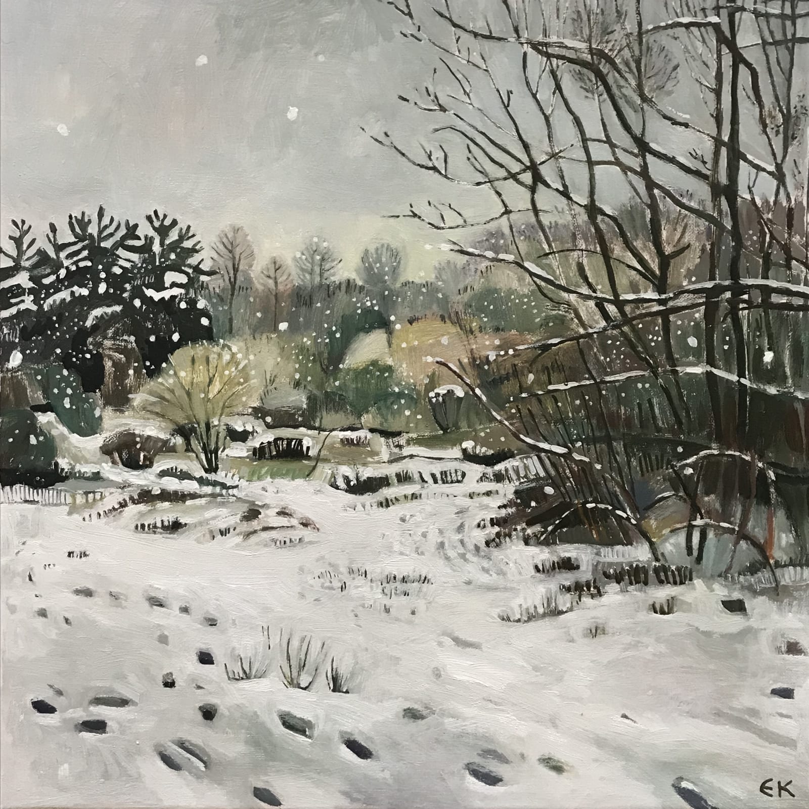 Elaine Kazimierczuk, Snowing Again, 2022