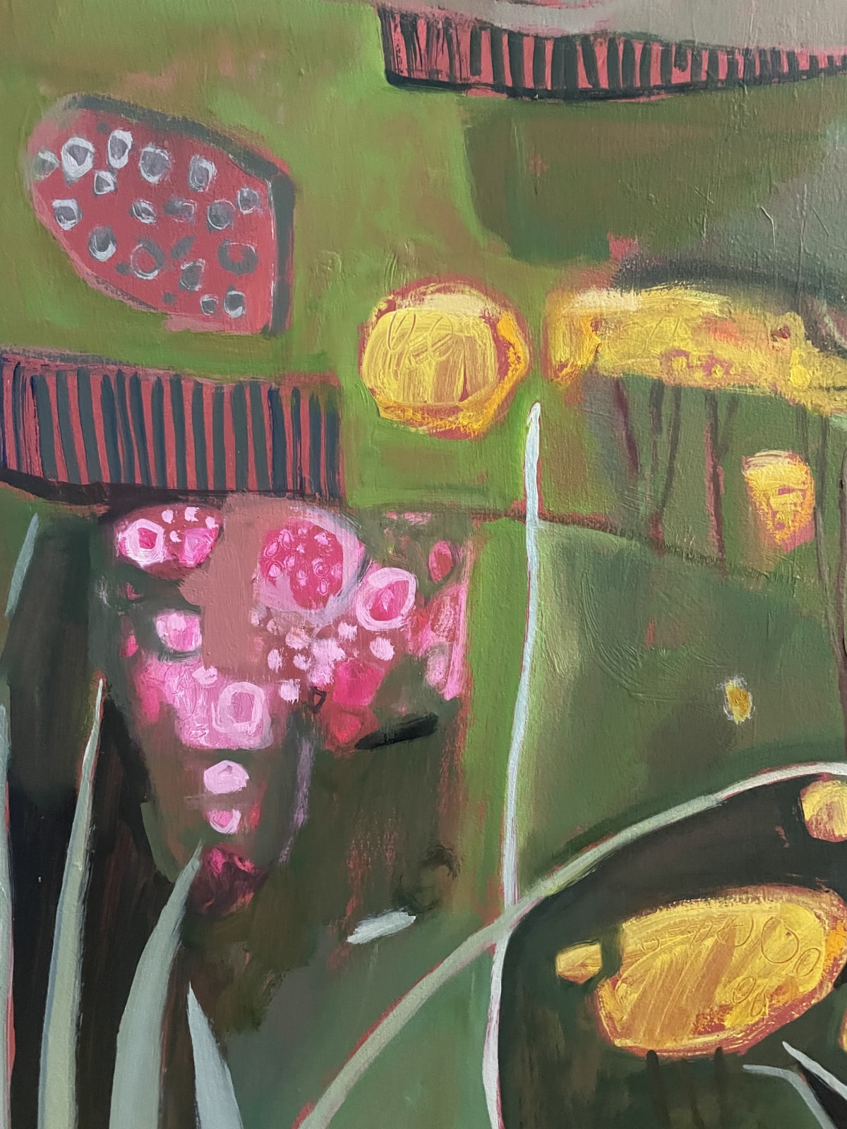 Elaine Kazimierczuk, Big Studio Garden in Summer Sun , 2024