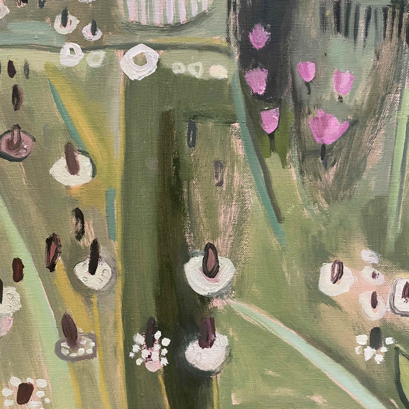 Elaine Kazimierczuk, Buttercups and Plantain, Music Meadow - Merton College, 2025