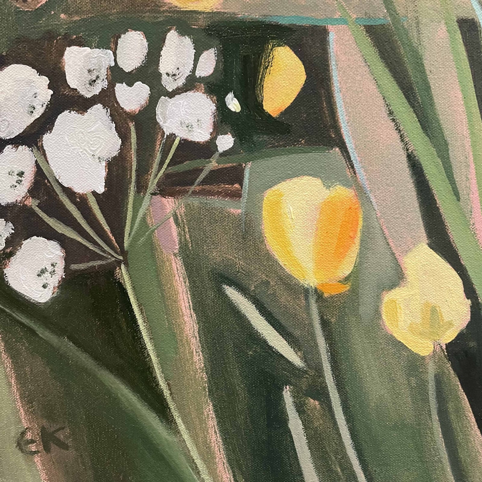 Elaine Kazimierczuk, Butercups and Hedge Parsley, Music Meadow, Merton College, Oxford, 2025