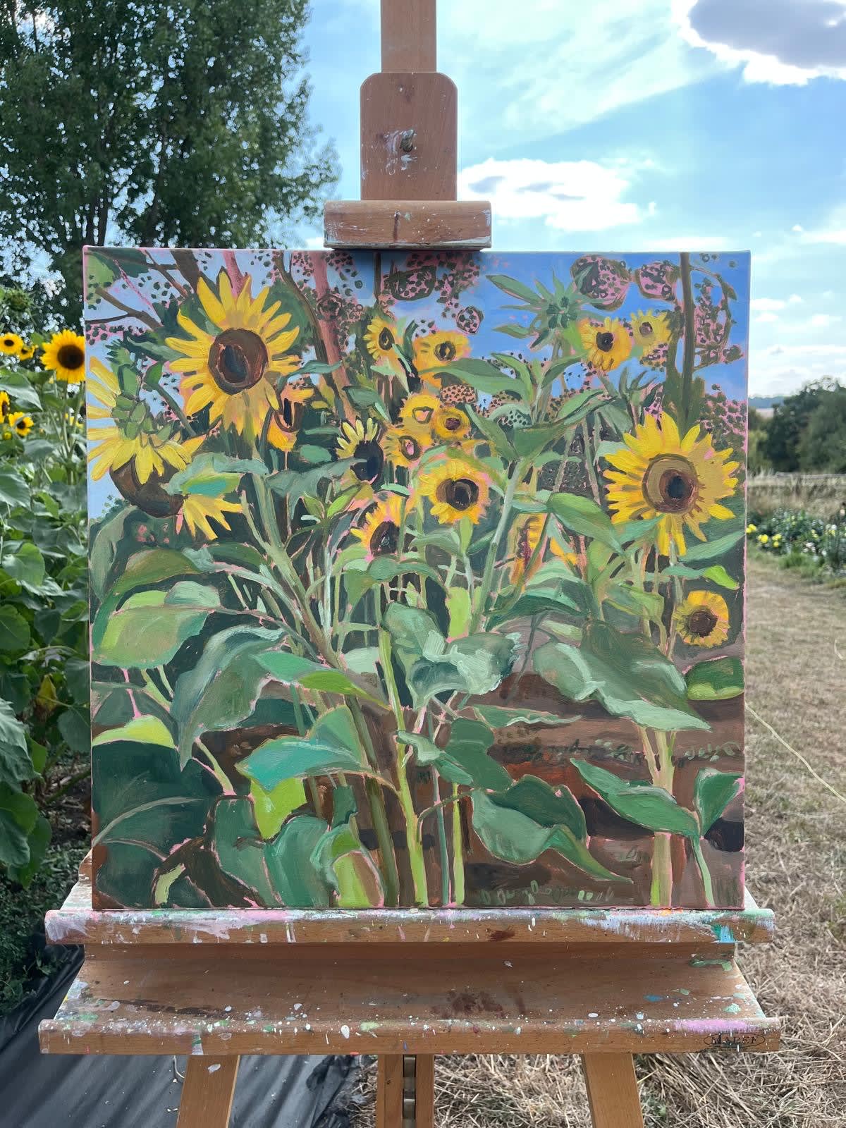 Elaine Kazimierczuk, Charlbury Sunflowers 6, 2025