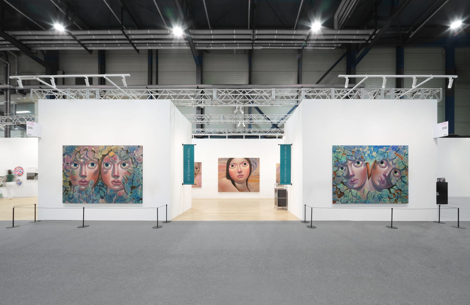 Installation view, As Far As You Eyes Can See: Tania Marmolejo, September 1-2, ELIGERE’s solo presentation booth at Kiaf PLUS...