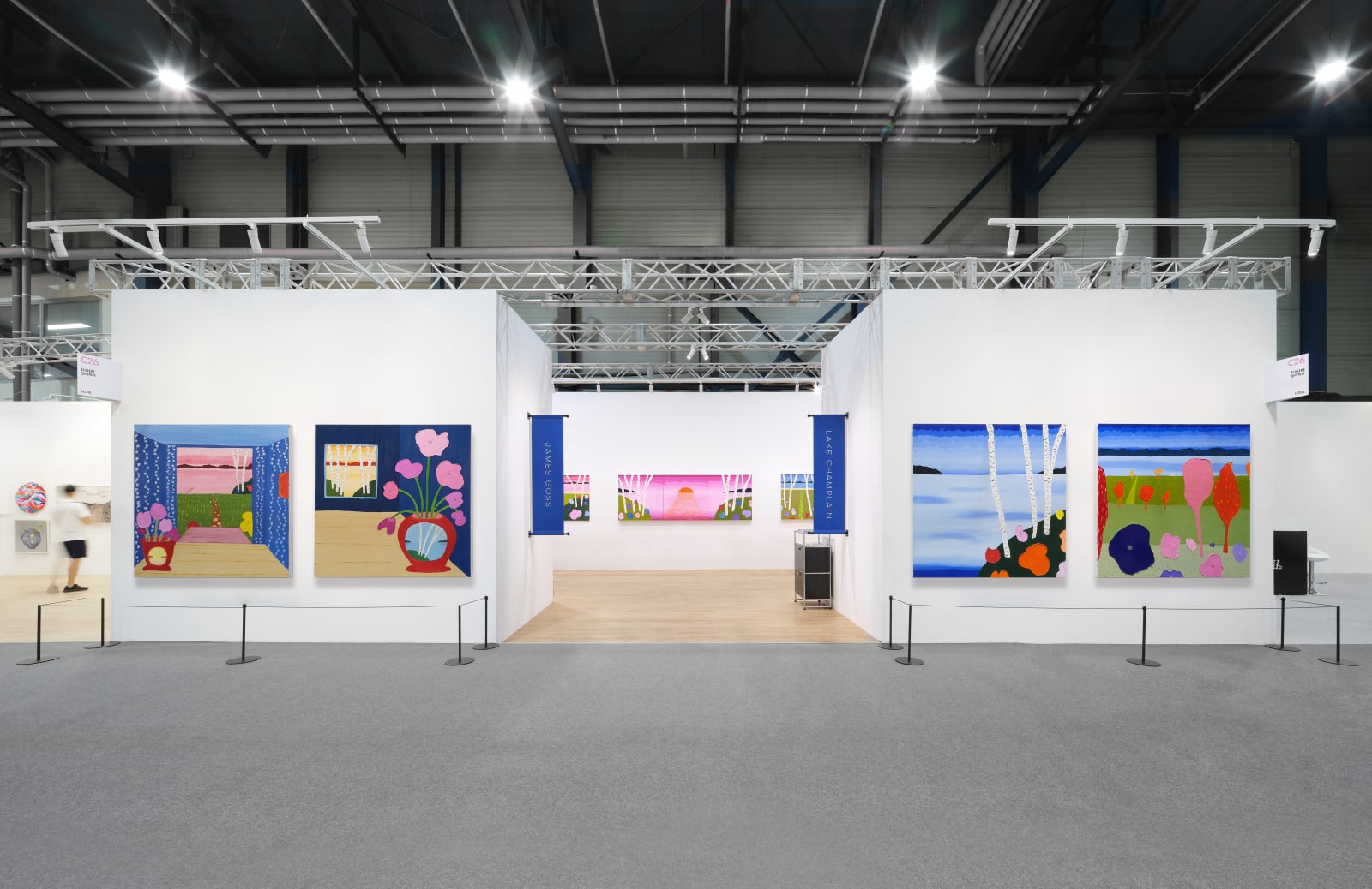 Installation view, Lake Champlain: James Goss, September 3, ELIGERE’s solo presentation booth at Kiaf PLUS 2022, SETEC, Seoul. Photo: ©...