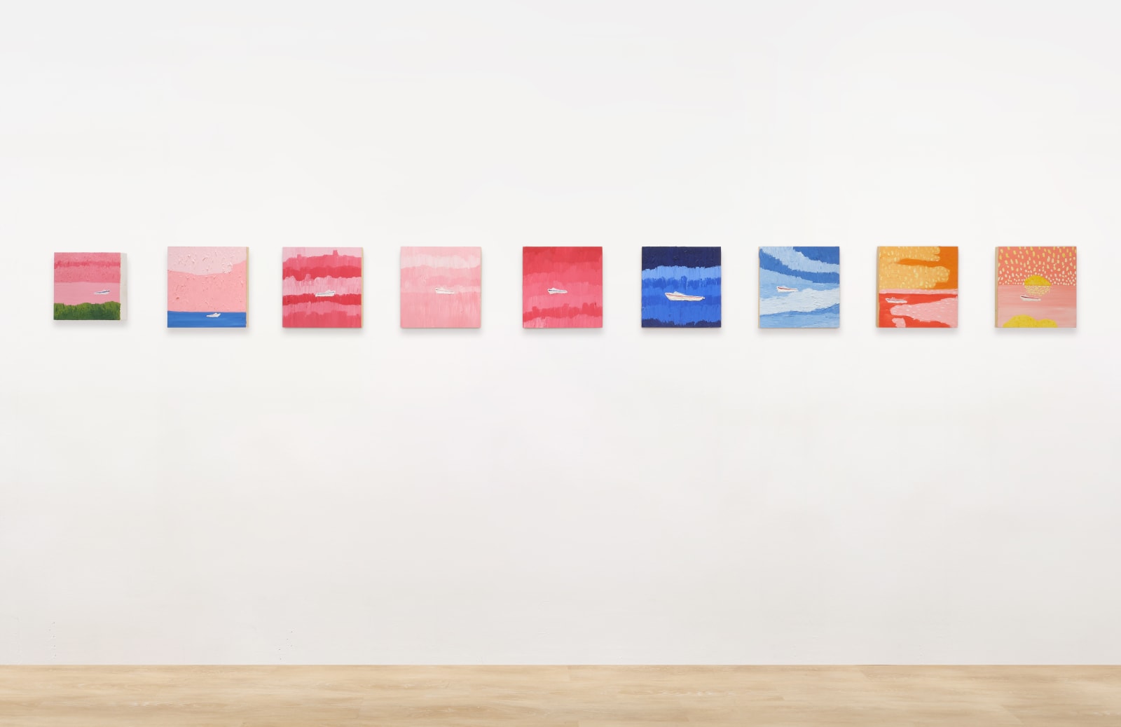Installation view, Lake Champlain: James Goss, September 3, ELIGERE’s solo presentation booth at Kiaf PLUS 2022, SETEC, Seoul. Photo: ©...