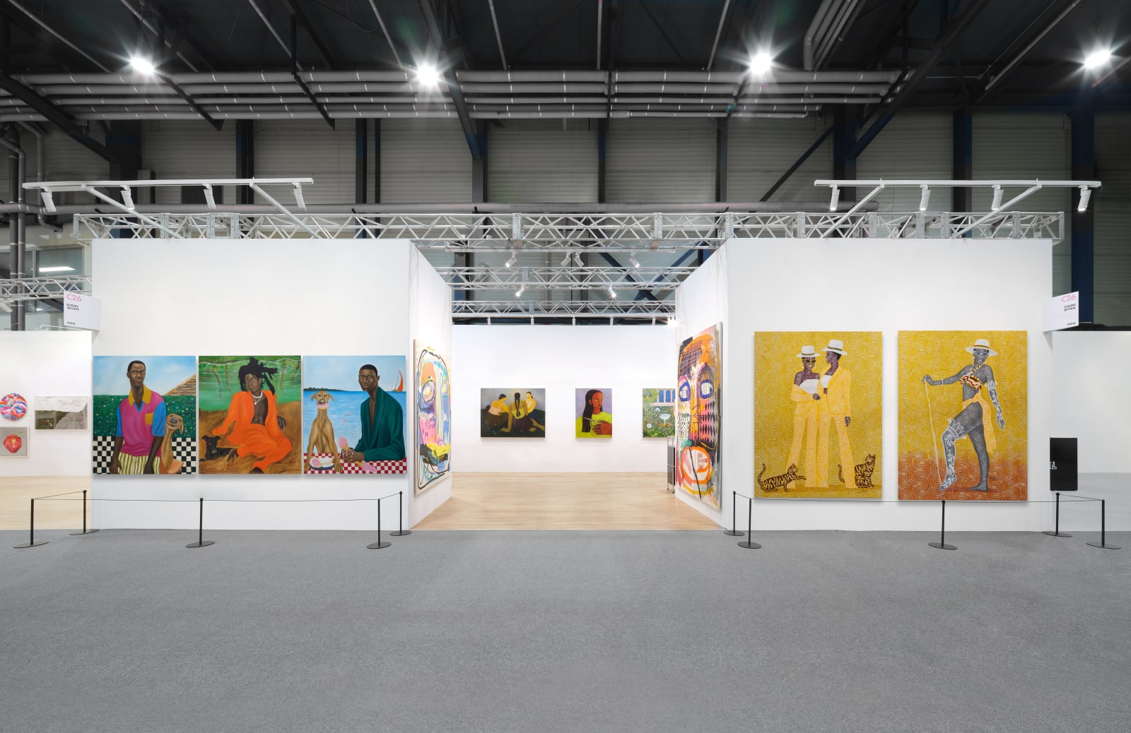Installation view, Juwon Aderemi; Joseph Munyao Baraka; Pablo Benzo; Geoffrey Bouillot; Rune Christensen; Denise Rudolf Frank; Henrik Godsk; Marina Iglesias;...