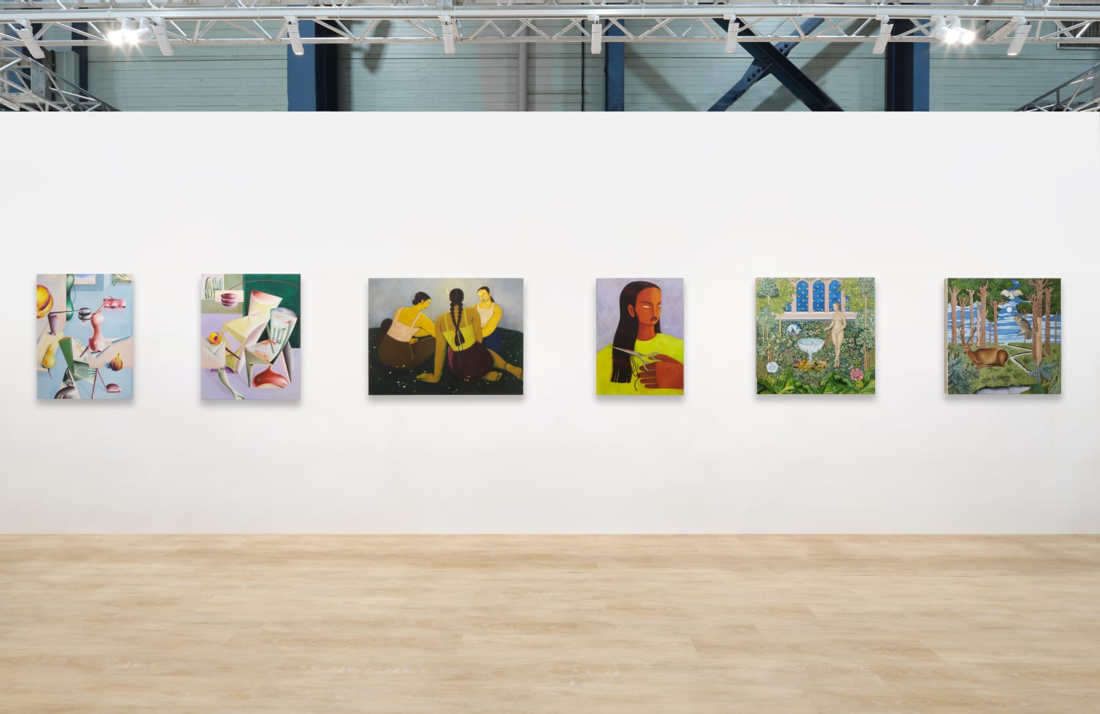Installation view, Juwon Aderemi; Joseph Munyao Baraka; Pablo Benzo; Geoffrey Bouillot; Rune Christensen; Denise Rudolf Frank; Henrik Godsk; Marina Iglesias;...
