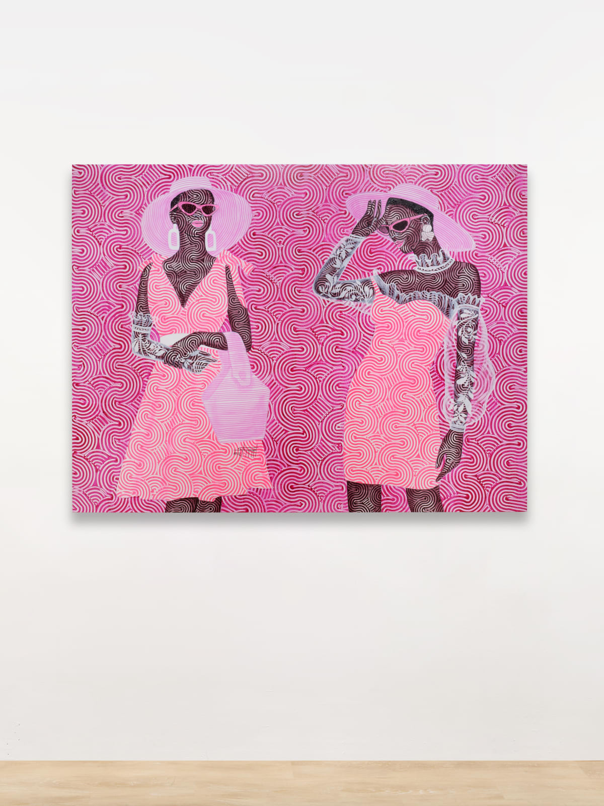 Installation view, Juwon Aderemi; Joseph Munyao Baraka; Pablo Benzo; Geoffrey Bouillot; Rune Christensen; Denise Rudolf Frank; Henrik Godsk; Marina Iglesias;...