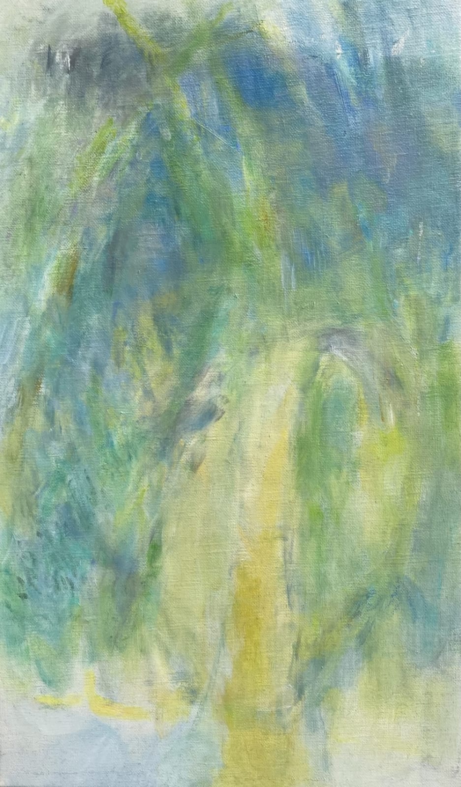 Mie Nemoto, -A mountain becomes clear- A cluster of trees, 2022