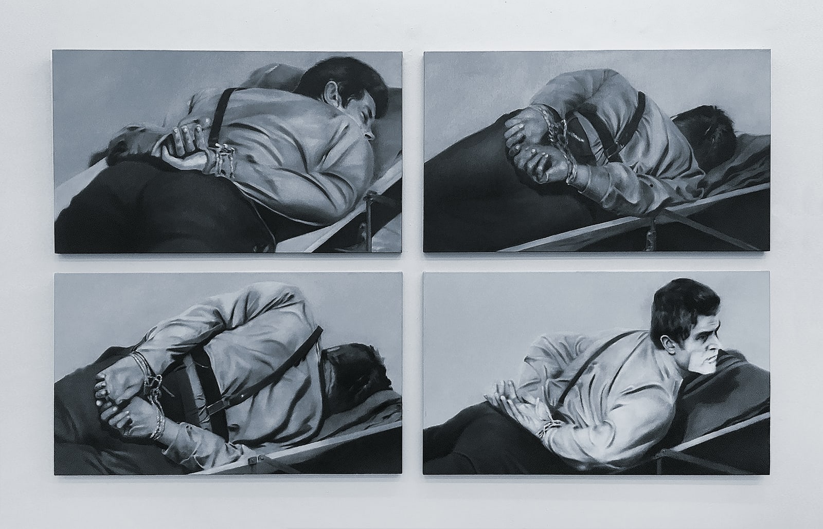 Veljko Vučković, The Heist, ulje na platnu, 2018