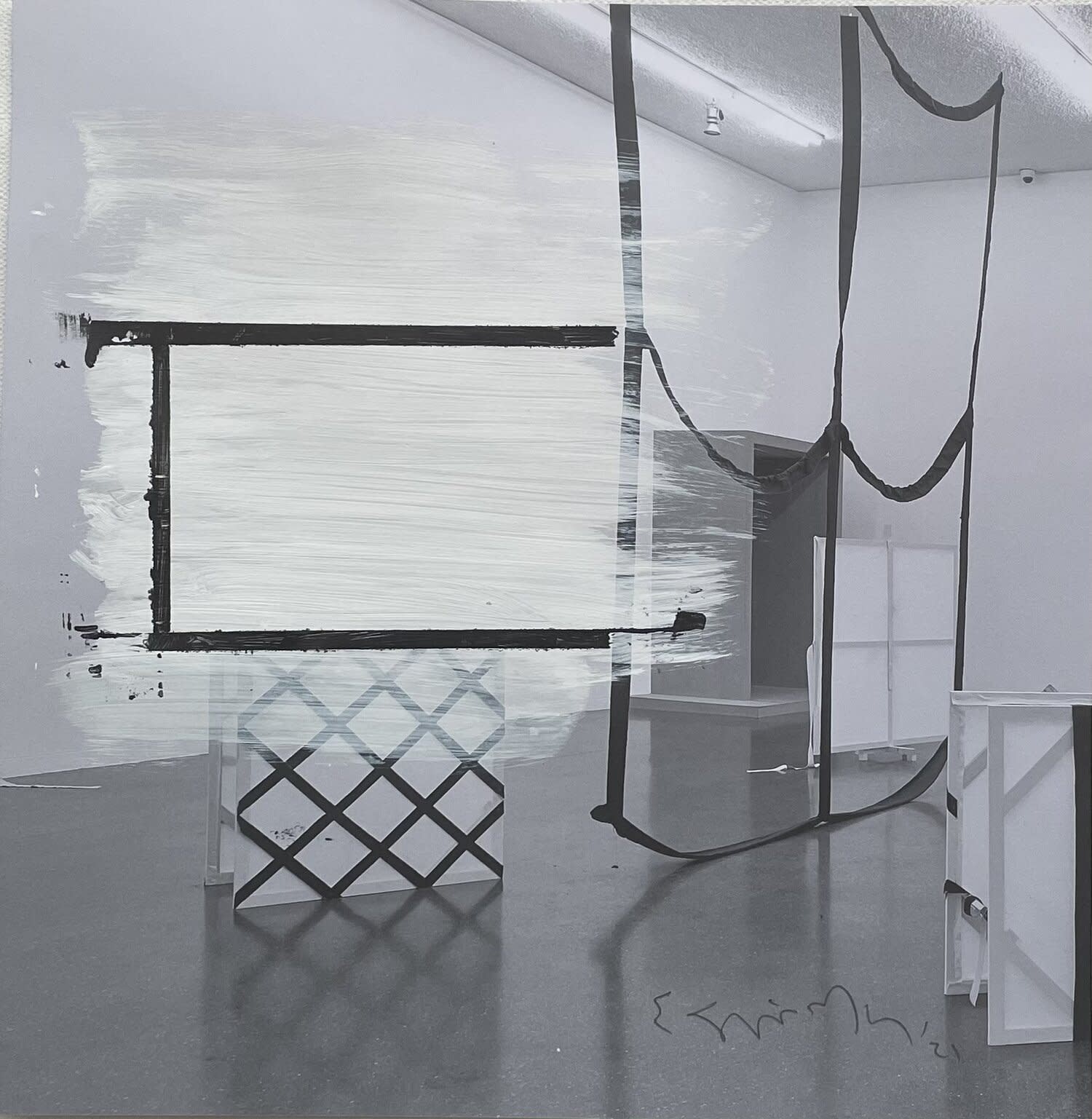 Eugenio Espinoza, TEA catalogue pages drawing, 2021