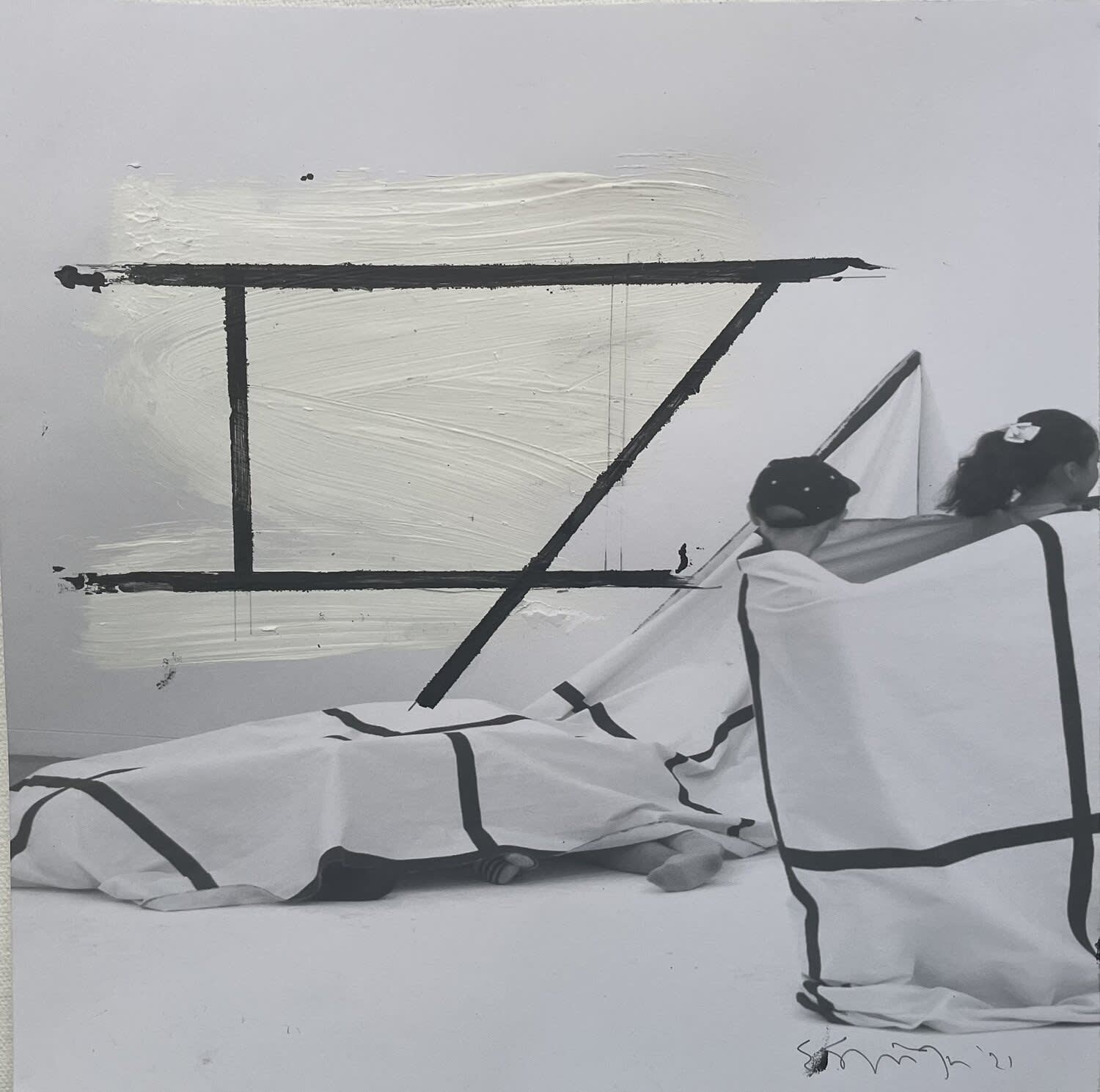 Eugenio Espinoza, TEA catalogue pages drawing, 2021