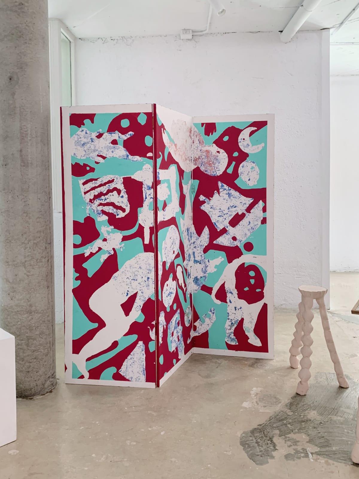 Thomas Perroteau, Tangerine Room Divider, 2023