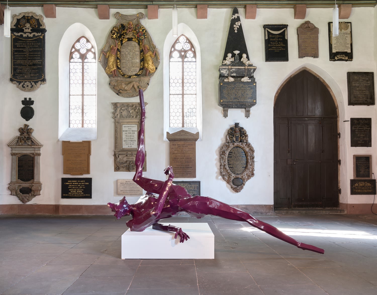 Art Basel Parcours. Georg Herold Kreuzgang, Münster Basel 2018