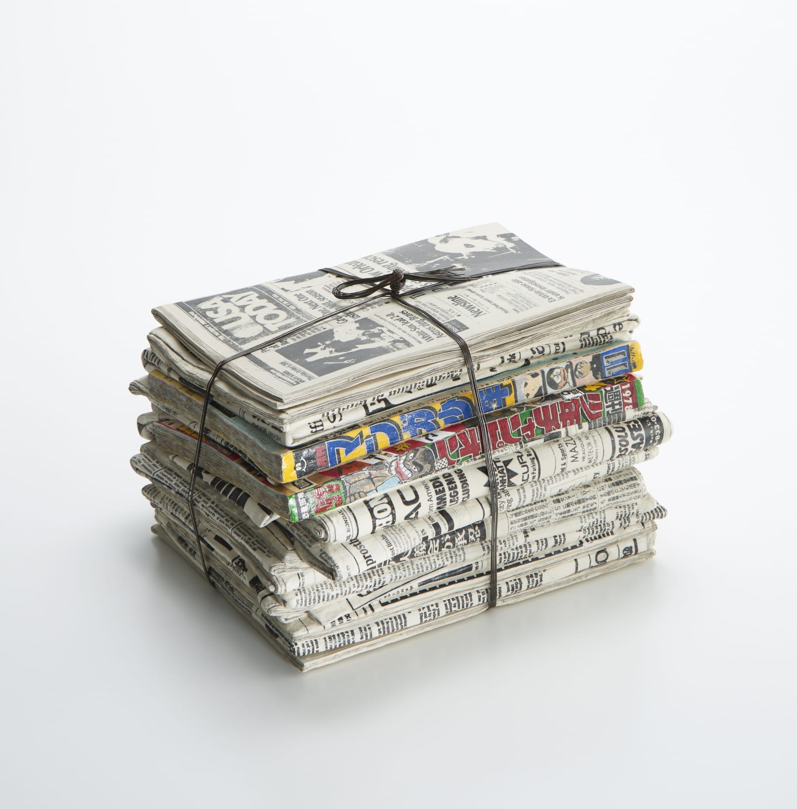 三島 喜美代, Newspaper P-18B, 2018